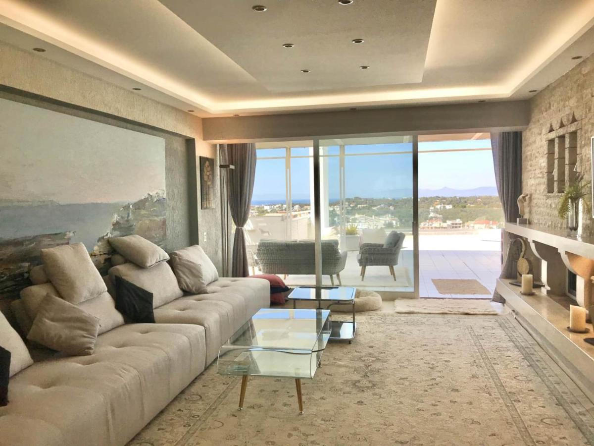 Villasonboard Vouliagmeni Penthouse Veranda Sea-View & Beach Athena Bagian luar foto