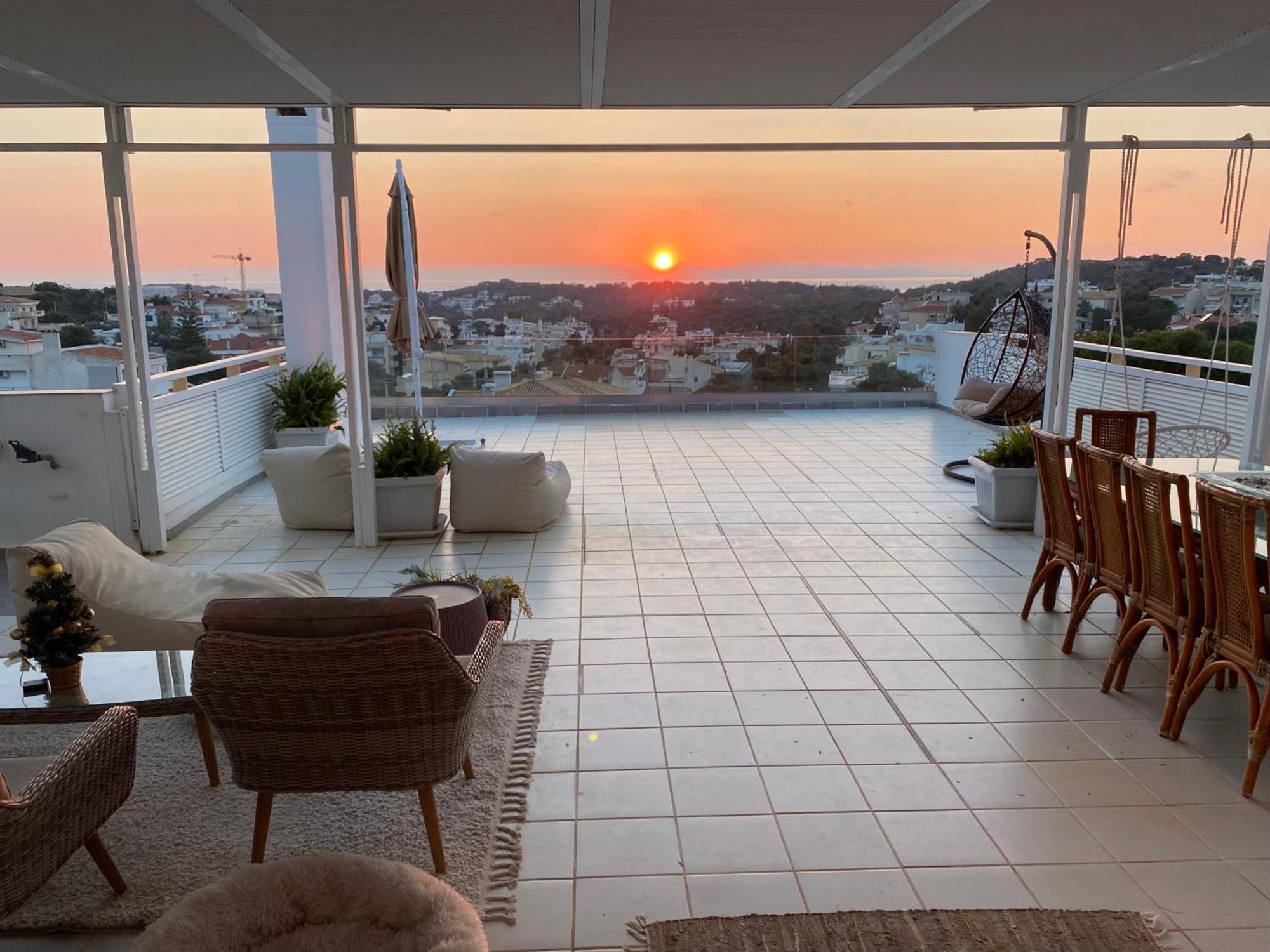 Villasonboard Vouliagmeni Penthouse Veranda Sea-View & Beach Athena Bagian luar foto